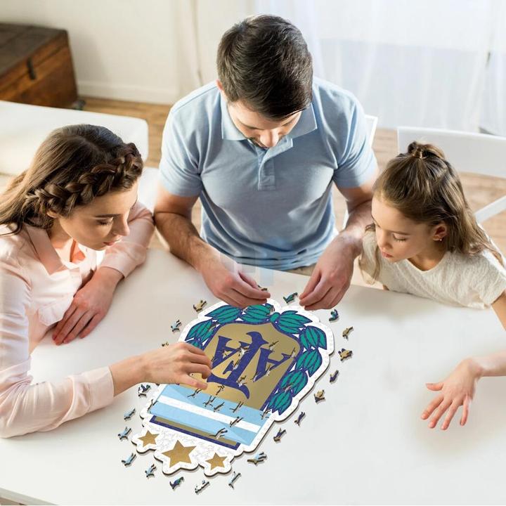 Produktbild Iconic Nationalmanschaft Argentinien- Logo - Holz Puzzle Grösse S (150 Teile) (150 Teile)