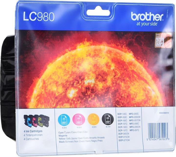 Produktbild Brother LC-980 Value Pack (M, BK, Y, C)