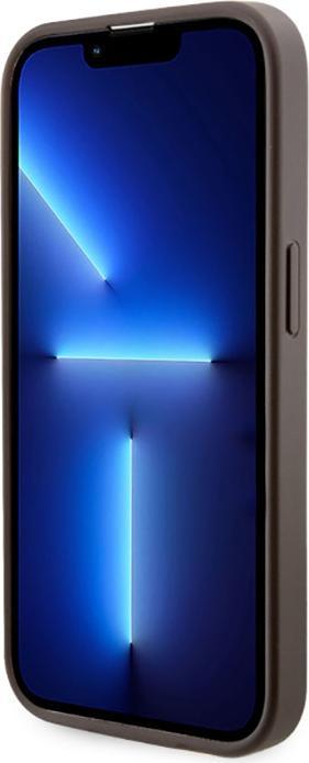 Produktbild Guess GUHMP14LHGCFSEW iPhone 14 Pro 6.1" brązowy/brown hard case GCube Stripes MagSafe (Apple iPhone 14 Pro)