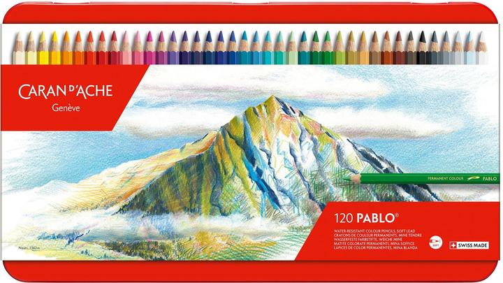 Immagine prodotto Caran d'Ache Pablo Metallschachtel (Multicolore, 120 x)
