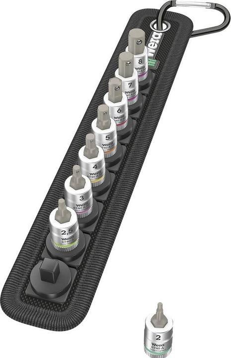 Produktbild Wera Belt A 2 Zyklop Bitnuss-Satz (6 mm, 7 mm, 3 mm, 5 mm, 8 mm, 4 mm)
