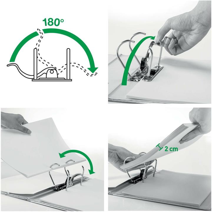 Actual product image Leitz 180° Swiss Edition (A4, 80 mm, 1 Piece)