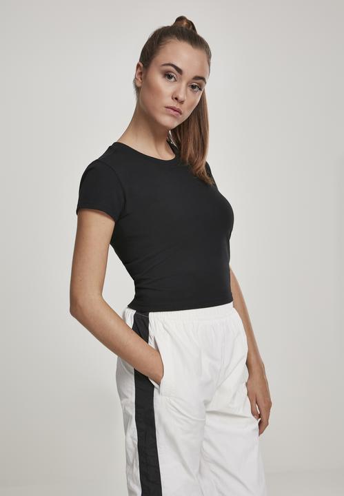 Actual product image Urban Classics Ladies Stretch Jersey Cropped Tee (S)