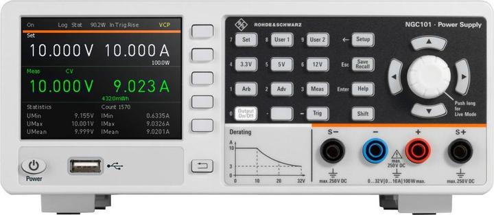 Immagine prodotto Rohde & Schwarz R&S®NGC101-G Alimentatore da laboratorio, regolabile 32 V (max.) 10 A (max.)