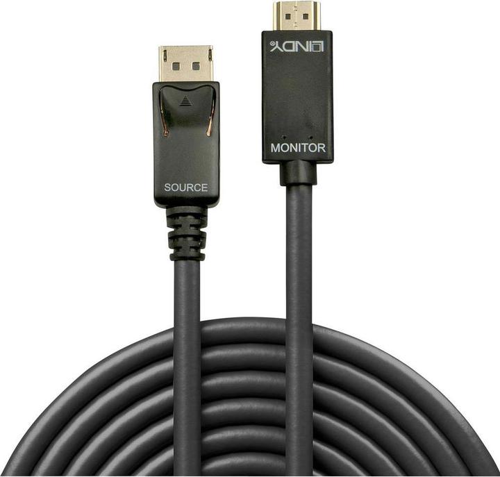 Actual product image Lindy DisplayPort — HDMI (Typ A) (2 m, HDMI, DisplayPort)