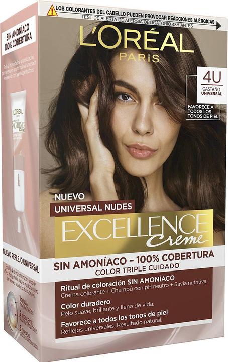 L'Oréal Paris Excellence Creme Universal Nudes 4U Brown Hair Dye (Kastanie)