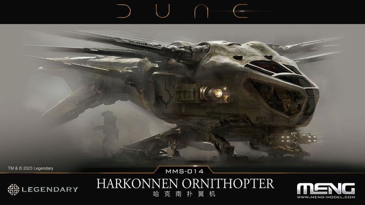 Actual product image Meng-Model Dune Harkonnen Ornithopter