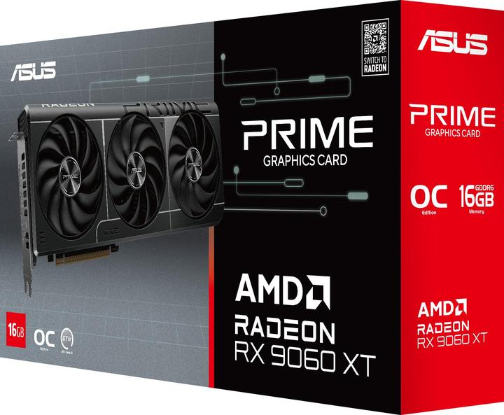 Actual product image ASUS PRIME-RX9060XT-O16G (16 GB)