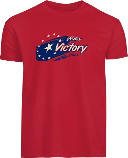 Actual product image Dpi Merchandising Fallout T-Shirt ""Nuka Victory"" Red (S, M, L, XL, XXL)