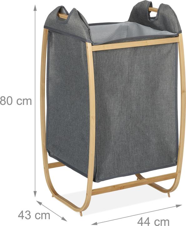 Actual product image Relaxdays Laundry basket (70 l)