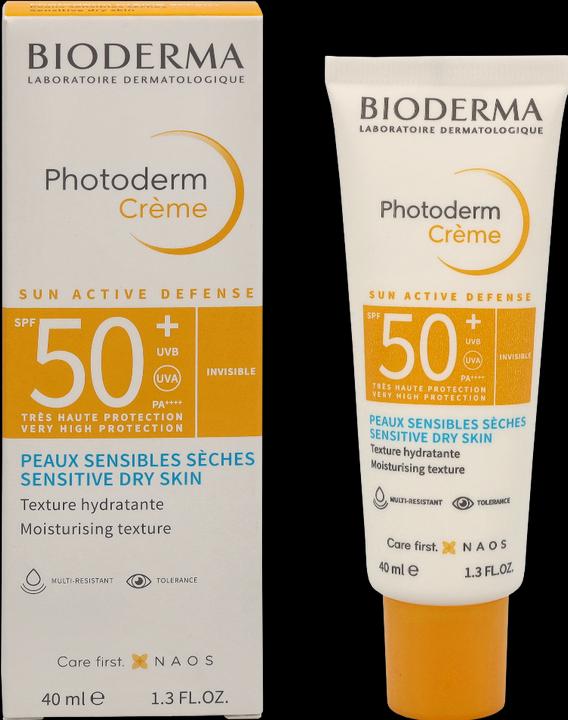 Actual product image Bioderma Photoderm Crème SPF50+ Cream (Sun cream face, SPF 50, 40 ml, 57 g)
