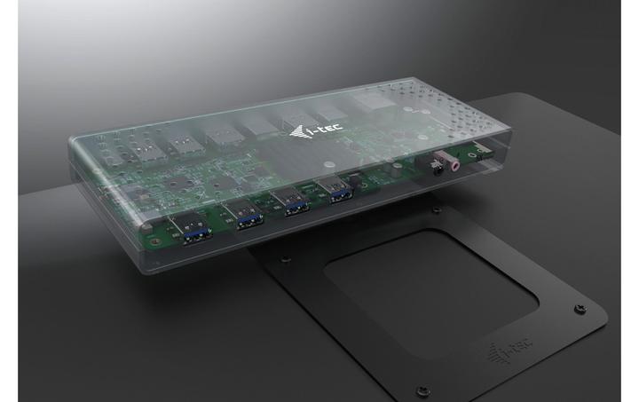 Image du produit i-tec Dock double 4K USB 3.0 / USB-C (USB-C, 6 Ports)
