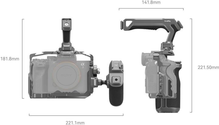 Produktbild SmallRig HawkLock Quick Release Advanced Cage Kit (Cage Zubehör)