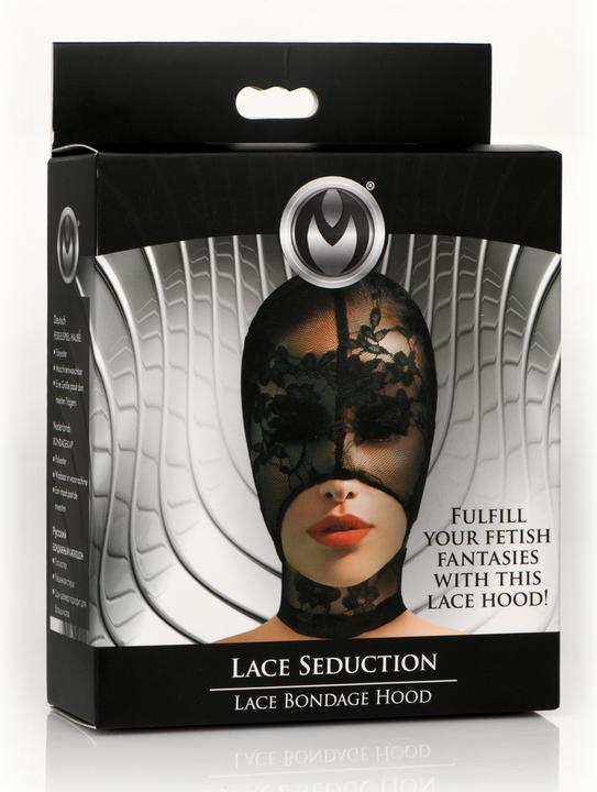 Image du produit Master Series Dentelle Seduction Dentelle Bondage Hood