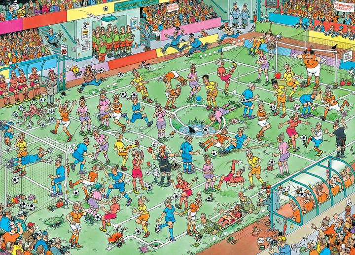 Actual product image Jumbo Puzzle Women Soccer (1000 pieces)