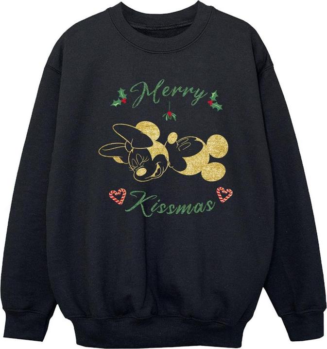Disney Mickey Mouse Merry Kissmas Sweatshirt Mädchen (104)