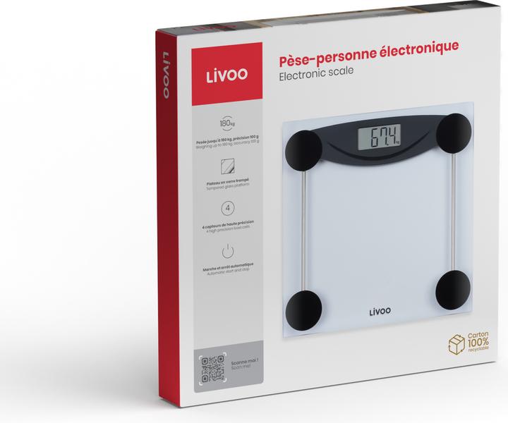 Produktbild Livoo Elektronische weegschaal (180 kg)