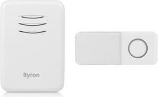 Actual product image Byron Wireless Doorbell Battery Powered - White