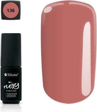 Silcare Flexy Hybrid Gel Gel Polish 136 4.5G (Gel-Effekt Nagellack)