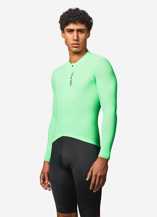 Produktbild Van rysel Radtrikot Rennrad langarm Sommer RCR 2 Unisex Grün (S)