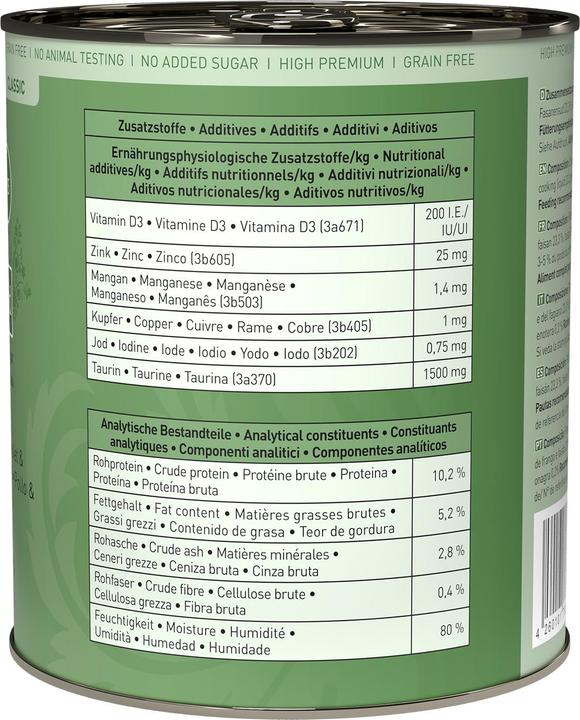 Produktbild Catz Finefood No.15 Huhn & Fasan (Adult, 1 Stk., 800 g)