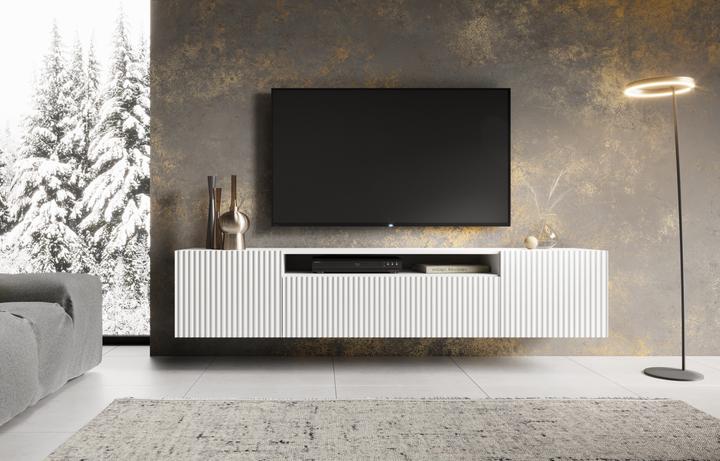 Actual product image ADRK Furniture RTV cabinet NOEMI wall-mounted (41 x 41 x 18 cm)