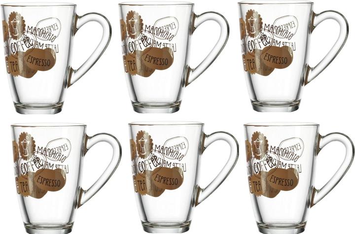Produktbild Montana: Kaffeetasse Coffee 330 ml, 6 Stück, Transparent (330 ml, 6 x)