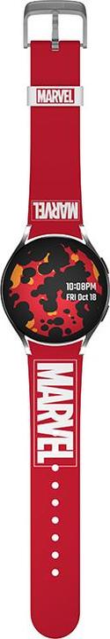 Actual product image Moby Fox Marvel Logo Samsung Smartwatch Band (Silicone, 4, Galaxy Watch 6, 5 Pro)