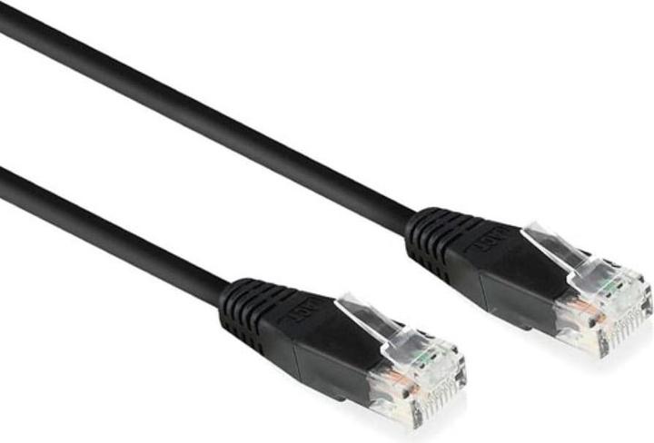 Actual product image Black 10.0 meter U/UTP, CAT6 patch cable with RJ45 connectors (U/UTP, CAT6, 10 m)