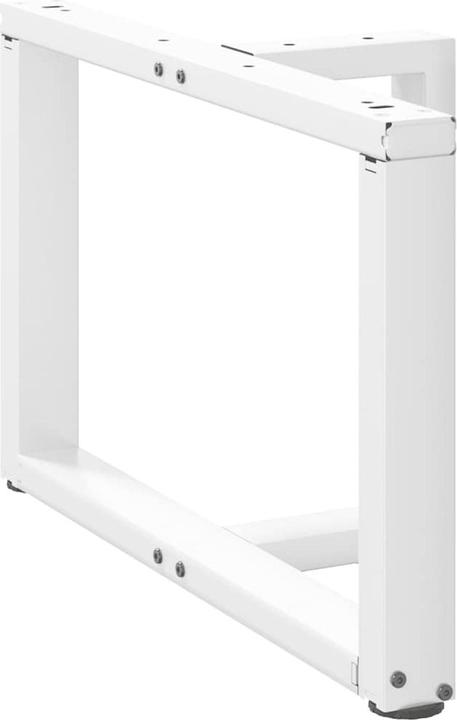 Immagine prodotto VidaXL Gambe per tavolino a T 2 pezzi Bianco 70x25x(42-43) cm Gamba del tavolo in acciaio