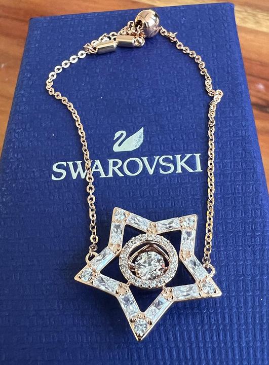 Produktbild Swarovski Armband Stella rosè 5617882 (24 cm, Metall mit Roségoldton-Legierungsschicht)