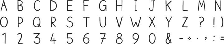 Nährwerte und Zutaten Stewo Stempelset Alphabet
