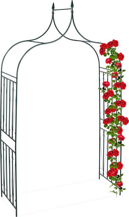 Actual product image Relaxdays Pointed Metal Rose Arch (60 cm, 144 cm)