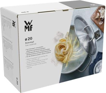 Produktbild WMF Bratentopf PREMIUM ONE silberfarben (20 cm, Bräter + Schmortopf, Kochtopf, Edelstahl)