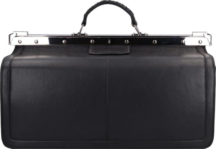 Greenland Nature Black Nappa Doktorkoffer Leder 48 cm (26 l)
