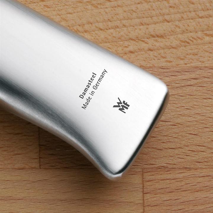 Produktbild WMF Damastmesser Kochmesser 33,5cm Grand Gourmet Damaststahl 120-lagig PC Holzbox (20 cm)