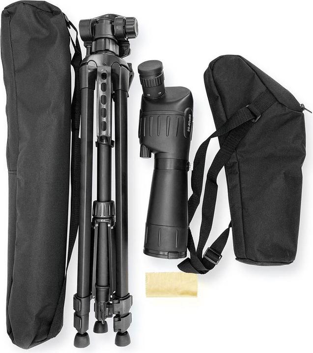 Actual product image Nedis Spotting scope Magnification range: 20-60 Diameter of objective lens: 60 mm Field of view: 38 m Diop