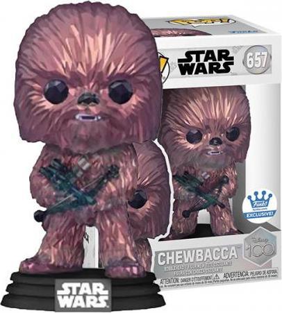 Actual product image Funko POP! Disney 100th Star Wars Chewbacca (Facet) Exclusive