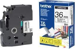 Actual product image Brother Tze-261 (3.60 cm, White, Black)