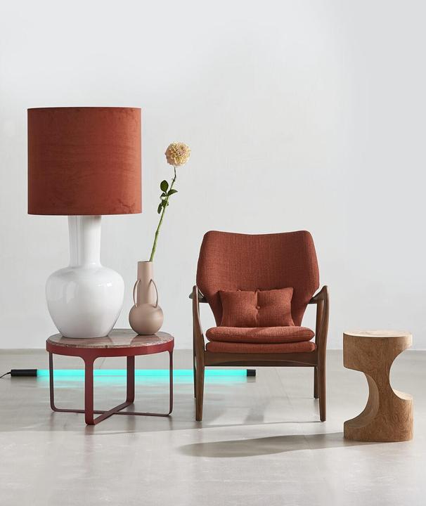 Actual product image Pols Potten Design armchair Peggy - Rust