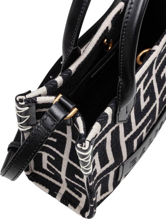 Produktbild Balmain medium jacquard shopper bag color black/ivory