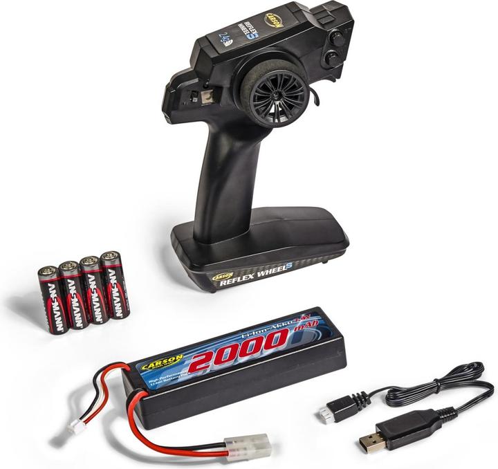 Actual product image Carson X10 Monster Warrior XL 2.0 Electric Brushed Monster Truck 4WD 1:10 100%-RTR (RTR Ready-to-Run)