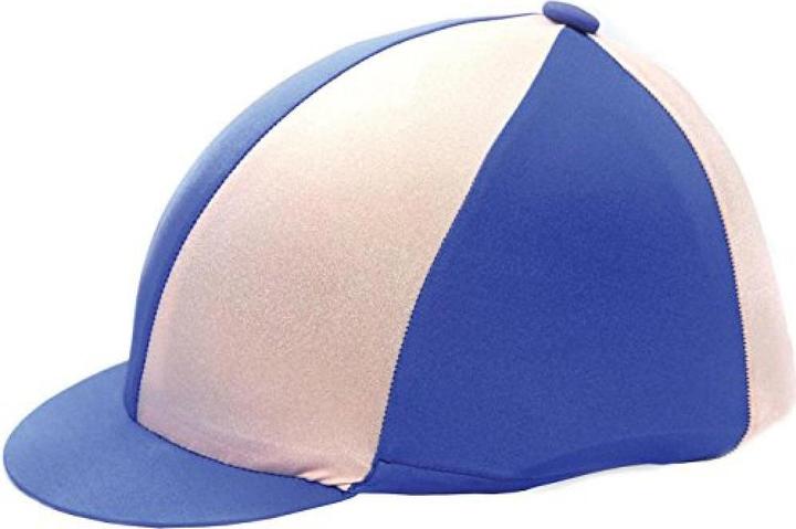 Hy LycraReithelmüberzug seidig glänzend zweifarbig (One Size)