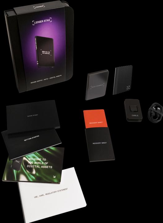 Actual product image Ledger Stax (Bitcoin, Cardano)