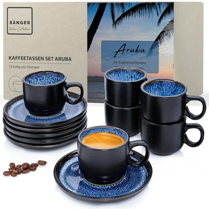 Sänger Espressotassen Set Aruba (80 ml, 12 x)