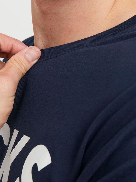 Actual product image Jack & Jones Logo print plus size T-shirt (6XL)