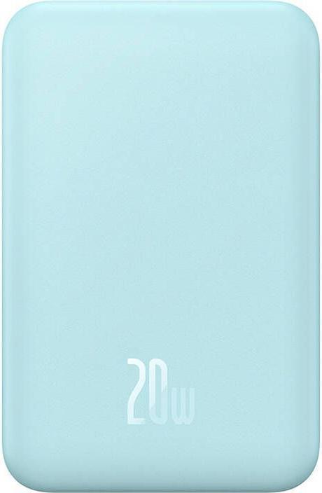 Baseus mini power bank 5000mAh 20W + USB-C cable (20V/3A) - blue (5000 mAh, 20 W, 19.25 Wh)