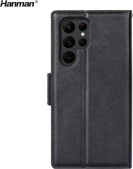 Produktbild Hanman Samsung Galaxy S7 - Mill Flip Case mit 3 Kartenfächern, schwarz (Samsung Galaxy S7)