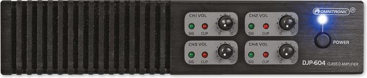 Image du produit Omnitronic DJP-604 Amplificateur de puissance 4 canaux classe D (Amplificateur)