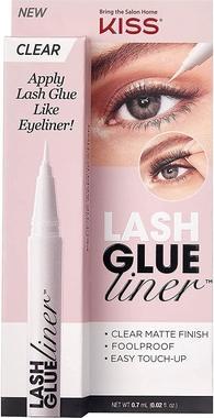 Produktbild KISS Eyelash glue with eyeliner Lash Glue Liner Clear 0.7 ml (L) (Künstliche Wimpern)